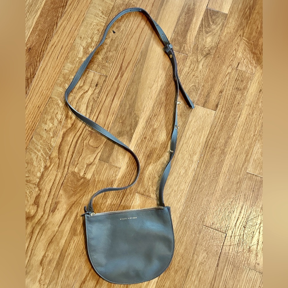 Minor history crossbody leather bad in griege